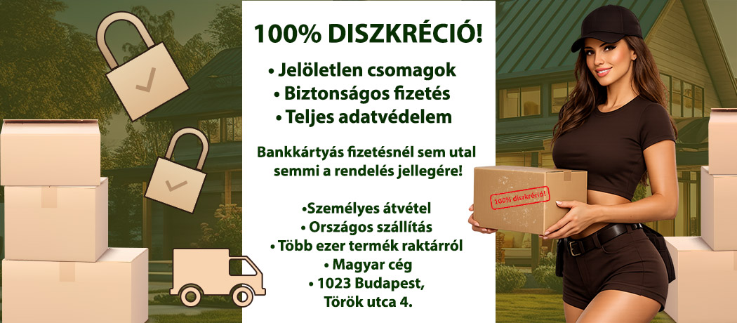 Diszkrét online szexshop gyors szállítással és budapesti szexbolt átvétellel