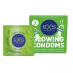 EXS Glow - vegán világító óvszer (3 db)