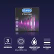 Durex Intense bordázott és pontozott óvszer -3 db. 