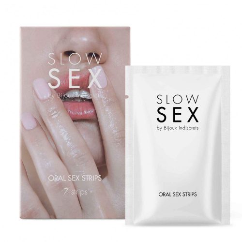 Bijoux Indiscrets-Slow Sex hűsito oral ízesítő lapok - mentolos