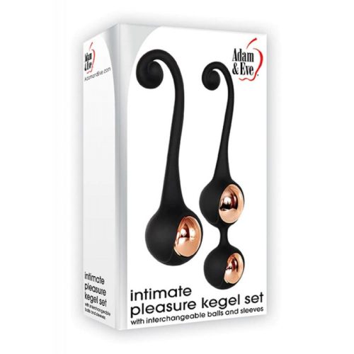 Adam & Eve - Intimate Pleasure Kegel Set -  Különböző méretű golyókból álló, intim női izomzat erősítésére