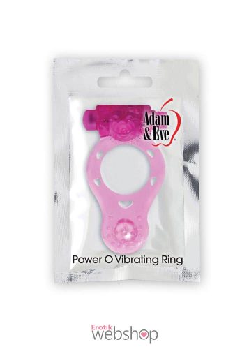 Adam & Eve Power O Vibrating Ring- Vibrátoros, csiklóizgatós péniszgyűrű