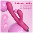AlvUp – 2 motoros G-pont vibrátor csiklókarral – pink