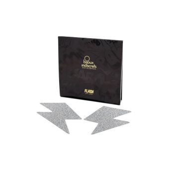   Bijou Indiscrets FLASH BOLT SILVER- Ezüst színű, villám formájú cicidísz
