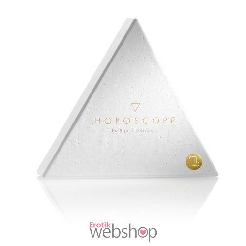 Bijoux Indiscrets HOROSCOPE - Scorpio- Horoszkóp ( skorpió )  újjvibrátor, csikló balzsammal, nyaklánccal