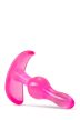 B Yours Curvy anál plug rózsaszín – kezdőbarát vízálló fenékdugó