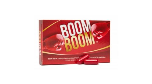 Boom boom - potency increaser-Potencianövelő kapszula férfiaknak 2 db.