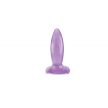 Charmly Soft & Smooth Slim Size Butt Plug Purple- Zselés anál tágító