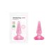 Charmly Toy Slim Butt Plug Pink- Puha, zselés, záróizom tágító