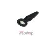 Charmly Toy Diamond Plug Medium - Anal Plug M - Fekete análdugó