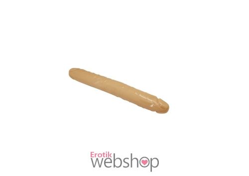 Charmly Toy Pliable Double Dong 13" Flesh- Péniszt formáló testszínű kétvégű dildó 33cm