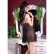 CR 4214 S/M Black Pink Babydoll + String - Chilrose Babydoll S/M