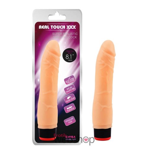 Chisa Novelties Real Touch XXX 8.1 inch Vibe Cock- Realisztikus vibrátor