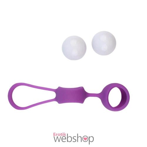 Chisa Novelties - Geisha Balls Purple - Lila, Intim-izomzat erősítésére is alkalmas gésagolyó