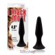 Chisa Novelties - Black Mont L Silicone Plug - Fekete, szilikon análdugó