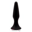 Chisa Novelties - Black Mont L Silicone Plug - Fekete, szilikon análdugó
