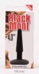 Chisa Novelties - Black Mont Plug - Fekete, szilikon Análdugó 4 inch 