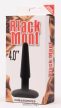 Chisa Novelties - Black Mont Plug - Fekete, szilikon Análdugó 4 inch 