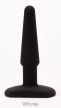 Chisa Novelties - Black Mont Plug - Fekete, szilikon Análdugó 4 inch 