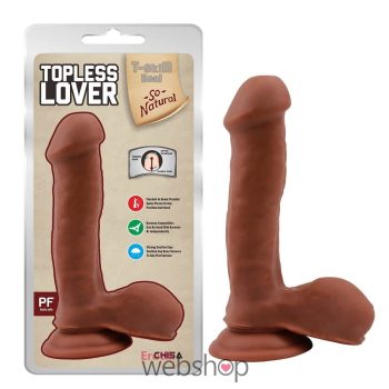   Chisa Novelties Topless Lover-Latin- Letapasztható, herés dildó 19cm
