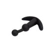 Chisa Novelties - Playful Beaded Anal Vibrator - Fekete, szilikon, anál vibrátor