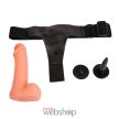 Debra Ultra Cyberskin Strap-on Penis Flash- Herékkel kiegészített felcsatolható szett
