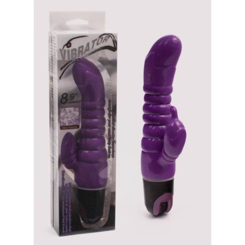 Debra - Multi Speed Vibrator Purple 1 Nyuszi csiklóizgatós vibrátor - Lila
