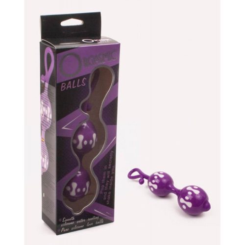 Debra - Orgasmic Balls Purple - Lila, szilikon gésa golyó
