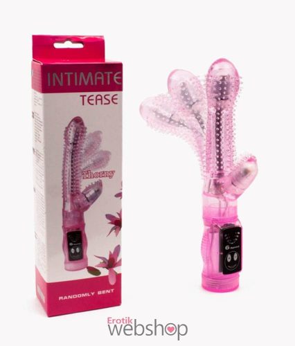 Debra Intimate Tease Vibrator Pink- Flexibilis g-pont vibrátor