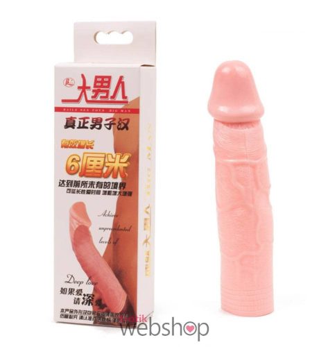 Realistic Penis Sleeve Flesh 2- Élethű péniszköpeny