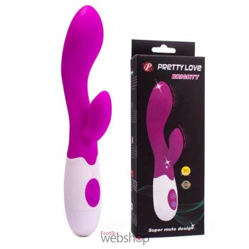   Pretty Love Brighty -  G-pontos, Lila, Csiklóizgatós szilikon vibrátor