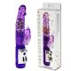 Rabbit Vibrator Purple - Happy Angel - Fémgyöngyös, G-pontosos, forgófejes vibrátor
