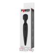 Pretty Love Power Wand Black - Fekete, kompakt kivitelű masszírozó, vízálló Wand