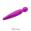 Pretty Love Power Wand Purple - Lila, kompakt kivitelű masszírozó, vízálló Wand