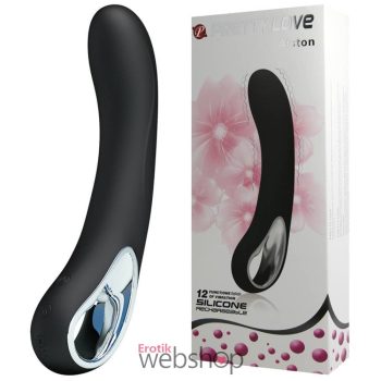   Pretty Love Alston Black- Selymes tapintású fekete vibrátor
