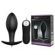 Pretty Love Vibrating Anal Stimulation Plug 1 – távirányítós vibrációs anál plug, 12 rezgés – fekete