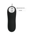 Pretty Love Vibrating Anal Stimulation Plug 1 – távirányítós vibrációs anál plug, 12 rezgés – fekete