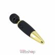 Pretty Love Power Wand Black/Gold - Hipoallergén, flexibilis fejjel rendelkező masszírozó