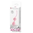 Pretty Love Kegel Tighten Up I Pink 1 - Rózsaszín, szilikon gésagolyó, hüvely-súlyokkal