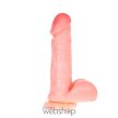Debra - Strong and Brave Man - Felcsatolható hevederbe illeszthető, letapasztható dildó 19,5 cm