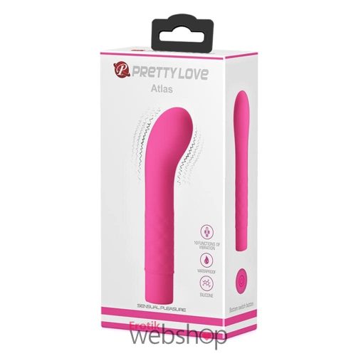 Pretty Love Atlas Pink -  G-pontos, vízálló mini vibrátor