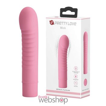   Pretty Love Mick Baby Pink - Rózsaszín, G-pontos, vízálló mini vibrátor