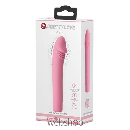 Pretty Love Pixie Baby Pink - Rózsaszín, G-pontos, vízálló mini vibrátor