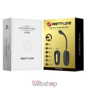   Pretty Love Royal Pleasure Doreen - Vibrátoros, távirányítós, vízálló tojás vibrátor