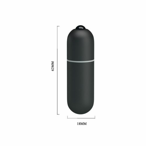 Debra - Mini Vibe Lady Finger Black vibrációs tojás