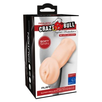   Crazy Bull - Man's Vibrating Masturbator Flesh -Élethű vagina műpunci férfiaknak