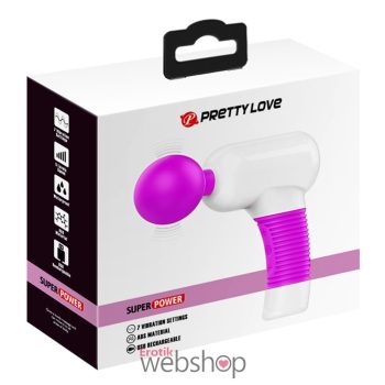   Pretty Love Magic Gun Purple- 7rezgési funkciós masszírozó