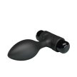Pretty Love Vibra Butt Plug Black - Fekete, vibrációs anál tágító