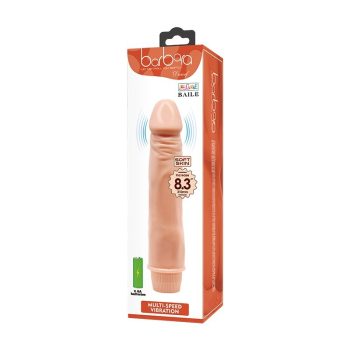   Debra Barbara Dwarf Realistic Multi-Speed Vibrator 8.3" - Testszínű, erezett, élethű vibrátor