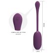 Pretty Love Doreen Purple appvezérelt vibrátor – újratölthető elektromos stimulációs vibrátor